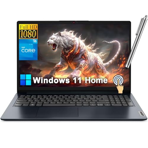 Lenovo IdeaPad Ordinateur portable professionnel avec licence de bureau à vie, écran tactile FHD 15,6 po, Intel 10-Core i5-1235U, 24 Go de RAM, SSD 1 To,...