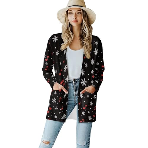 Image of Cardigan for Women Long Sweater Open Front Sweaters Fashion Lightweight Cardigans with Pockets