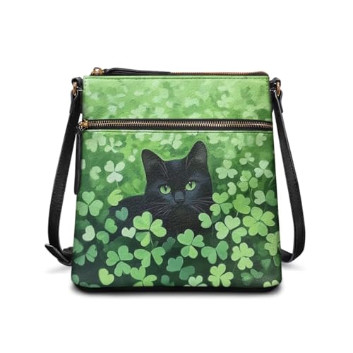 Image of Leather Purses for Women, Leather Hobo Bags for Women Travel Sling Purse Triple Zippered Pockets Shoulder Bag