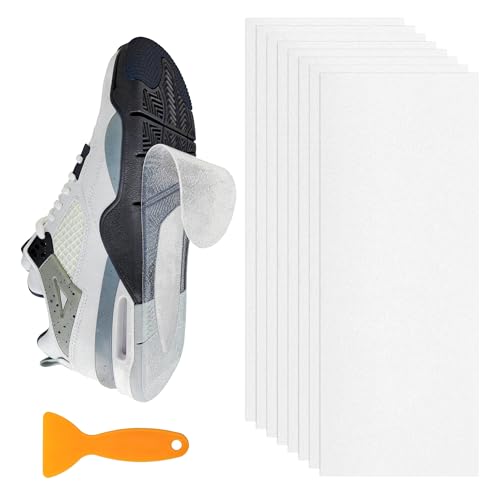 Knowearth 8 Pack Shoe Sole Protector for Sneakers 14.2 * 5.9 Inch Clear Shoe Bottom Protector Red Bottom Heels Dress Shoes etc(8 Pcs)