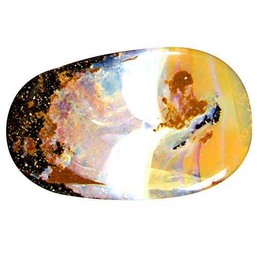 Opale naturelle Boulder Koroit multicolore 23 x 14 mm gemme libre