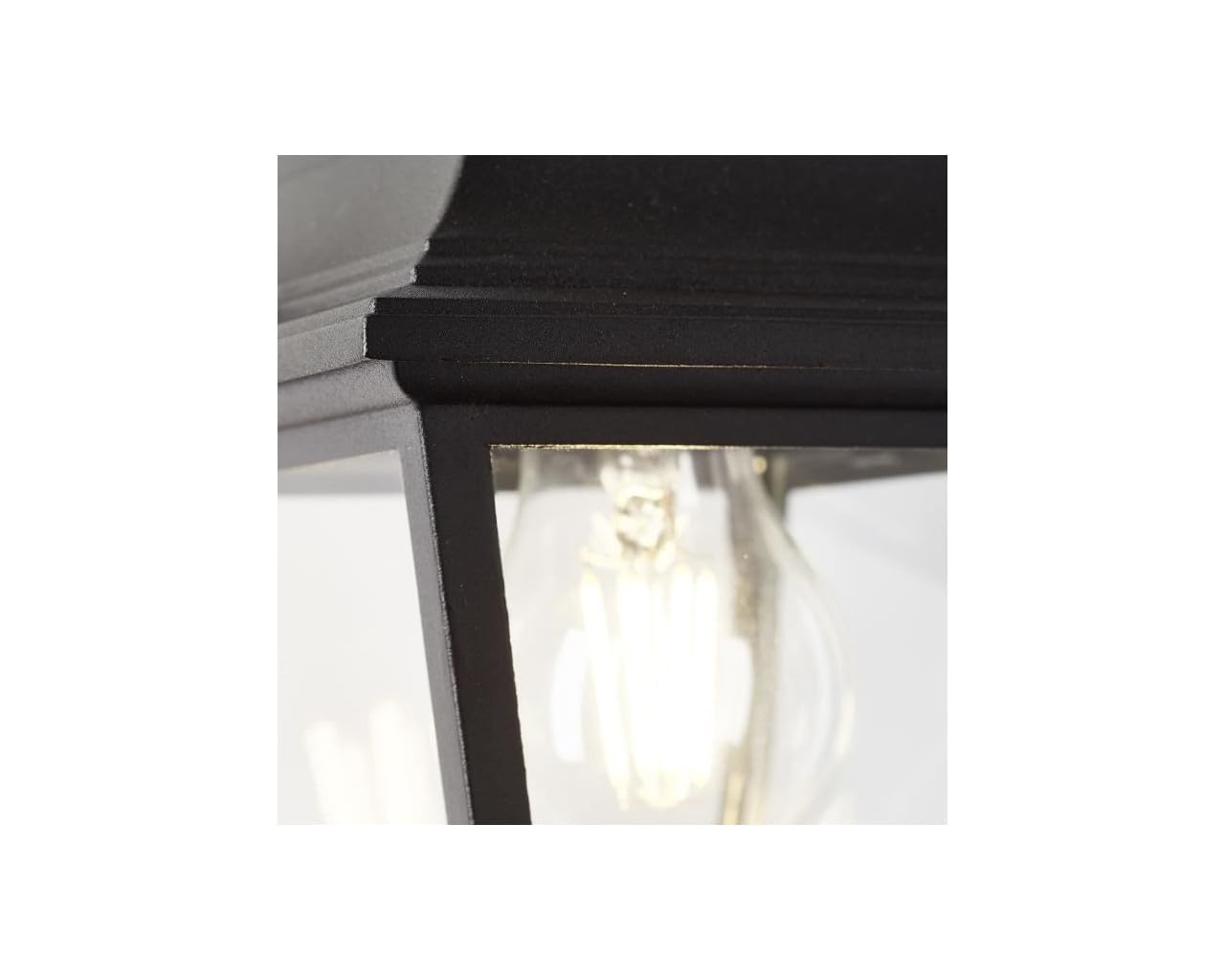 Brilliant Nissie 90992A06 lampada da parete da esterno E27 Nero