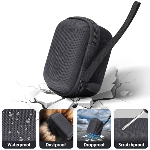 Image of Camera Case for CHUZHAO Vintage Mini Digital Camera,Compatible with Portable TLR Style Retro Compact Small Pocket Autofocus Camera(Black Case)
