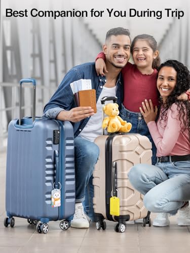 Image of TopMade Luggage Tags, Works with Apple Find My, Smart Suitcase Tag Tracker