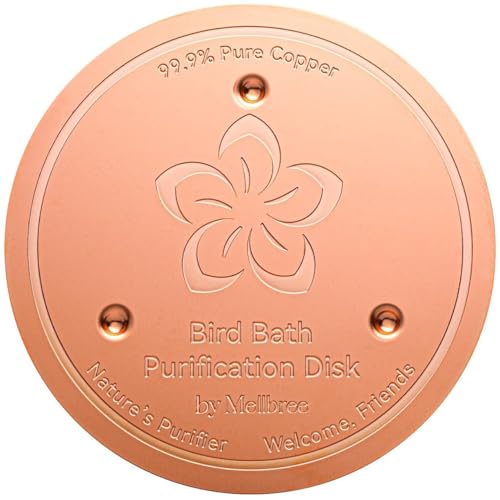 Mellbree 99.99% Pure Copper Bird Bath Disc