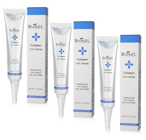 3W Clinic Dr. Ekel Collagen Eye Cream 40ml x 3pcs /Wrinkle-improving,Moisturizing,Nutrition/Korea-Beauty/Korea Made