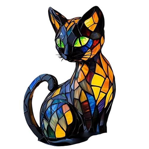 Statue d'animal artistique et lampe en résine sculptée de salon