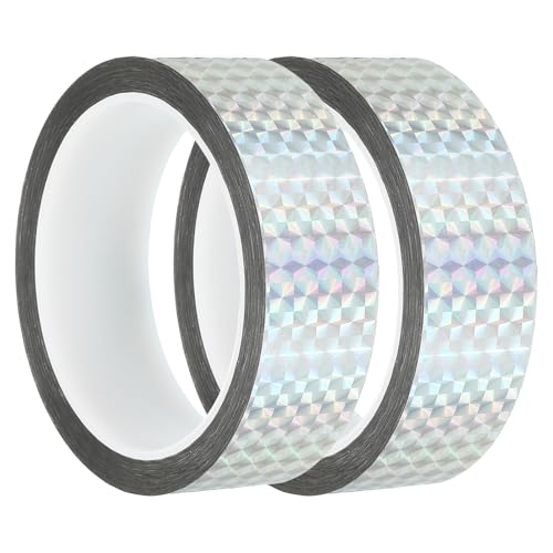 Ruban prisme adhésif métallique PATIKIL argenté pour scrapbooking et masquage décoratif