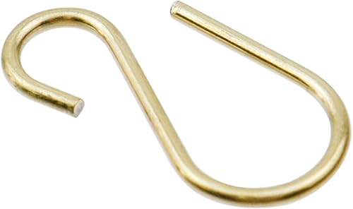 Vista 21 de T Tulead 40 piezas de mini ganchos ligeros S ganchos de hierro para colgar joyas de 1 x 0.7 pulgadas