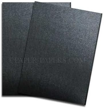 Shimmer Black Onyx 8-1/2-x-11 Lightweight Multi-use Paper 25-pk - 118 GSM (32/80lb Text) PaperPapers Letter Size Everyday Paper - Professionals, Designers, Crafters and DIY Projects