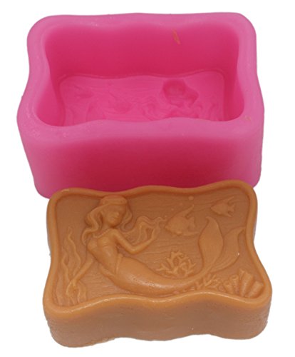 Happy Mermaid 0979 Craft Art Silicone Soap Mold Craft Molds Diy #TOP2