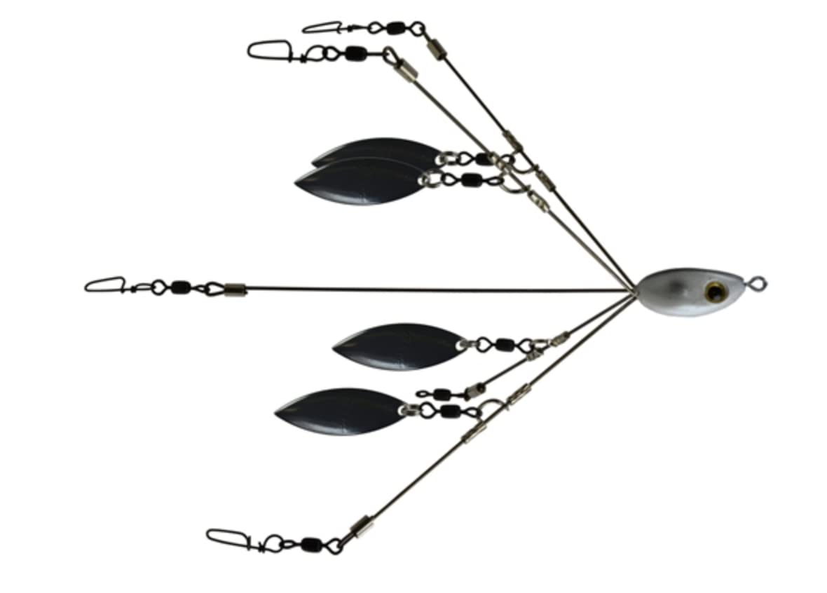 A-Rig School-E-Rig Bait Ball Junior Nickel Willow with Eye