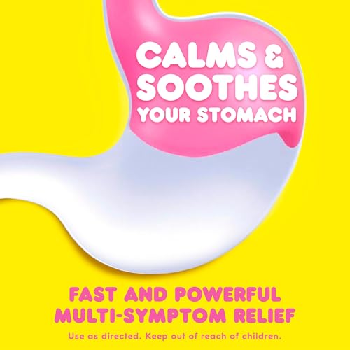 Foster & Thrive Stomach Relief Liquid for Nausea, Heartburn, Indigestion, Upset Stomach, Diarrhea - Fast Relief for 5 Symptoms, Antidiarrheal, Bismuth Subsalicylate 525 mg, Original, 8 oz (Pack of 2) - Thumbnail 4
