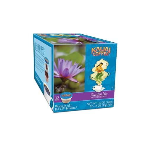 Kauai Garden Isle Hawaiian, Single-Serve Pods, Medium Roast, Coffee, 32 Ct (Pack Of 2) #TOP4