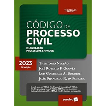 Capa do livro Código de Processo Civil e Legislação Processual em Vigor - 54ª edição 2023