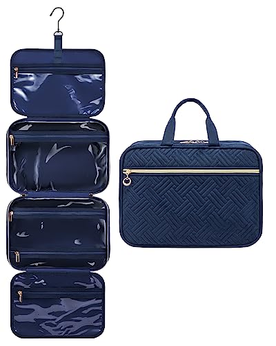 Beauty Case da Viaggio Donna da Appendere Impermeabile Trousse Trucchi Necessaire Alta Capacità porta da Accessori Utili Makeup Bag con Gancio