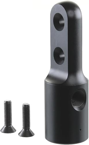 Miniatura 3 de MasterSconi Paintball estándar negro ASA Duckbill 1 puerto para co2 y hpa + tornillos
