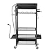 VEVOR 5-Tier Tool Organizer Cart with Charging Station, 8 AC Outlet, Floor Stand Rolling Drill Holder and Tool Battery Storage Rack on Wheels, Garage Floor Rolling Storage Cart for Workshop, Garage