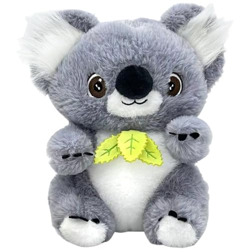 Qxwuyazbryl Koala de Peluche, 25 cm Muñeco de Koala Peluche, Muñeca de Peluches para Niños, Peluches de Juguete Cariñoso y Suave, Muñeca de Koalas Felpa, para Niñas y Niños Regalo de Cumpleaños