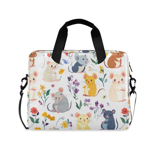 Maletín para portátil unisex 15.6 pulgadas con correa y asa miniatura 1