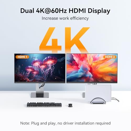 Thunderbolt 4 Docking Station Dual Monitor