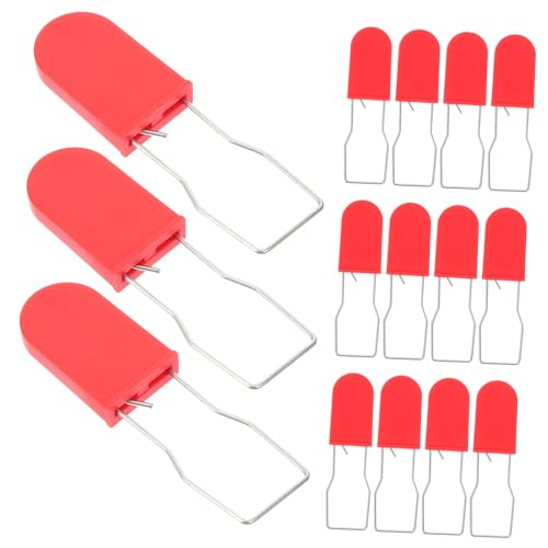 KAILIKETIY 50個 物流用ミニセキュリティパッドロック 防?改属線封印シール 多用途耐久ロック 便利な付き 封条帯 小型物流保管用