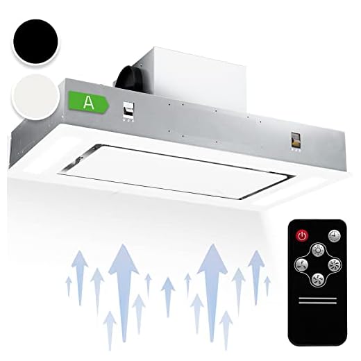 Klarstein Campana Extractora Empotrable l Bajo Consumo, 230W, Extracción 620m³/h, 90 cm Ancho l Campanas Extractoras Cocina con Extracción de Humos para Techo, Extractor Cocina Silencioso, Plata