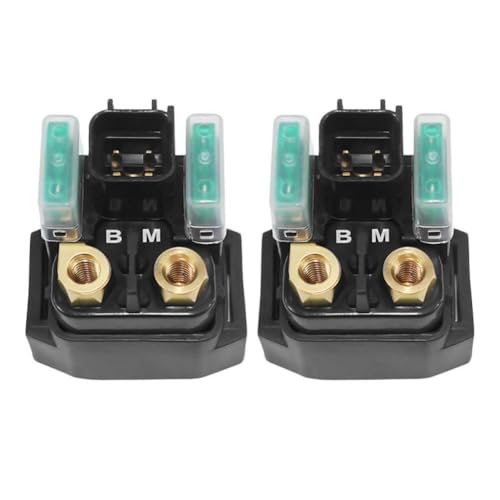 1 2 Pcs 12V Motorcycle Starter Solenoid Relay Compatible with Automotive Motorcycle Parts FZ07 FZ10 MT10 MXT850 Niken GT YZ250F YZ450F WR250F WR250R WR250X WR450F(2 pcs)