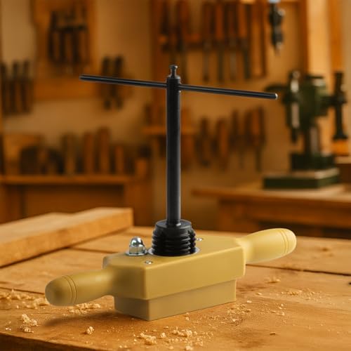 Tap and Die Set - 1-1/2 Inch Jig Dowel Thread Tap Kit Cuts Male and Female Wooden Threads with Two-Handed Thread Box, Bottoming Tap, Steel Cutters and Aluminum Wear Fittings by Kings County Tools by Kings County Tools - Image 6