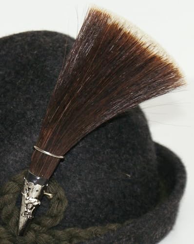 Bijou de chapeau de chasse traditionnel et barbe de jeu multicolore id&eacute;ale pour offrir