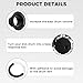 RANMING Bass Drum Enhancer Kick Drum Enhancer ABS Rubber Bass Drums Effect Amplifier Bass Hole Protection Speaker Expands LowEnd Frequency Enhancers Portable Drums Percussion Accessories Black