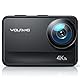 WOLFANG GA400 Action Cam 4K 60FPS Unterwasserkamera WiFi 8M Wasserdicht ohne Gehäuse 3.0 EIS Bildstabilisator Touchscreen Helmkamera (Fernbedienung, 2 x 1350mAh Akkus und Zubehör Kit)