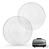 Stainless Steel Splatter Shield for Ninja Foodi FG551 Air Fryer Accessories 2 Pack Fine Mesh Splatter Screen Replacement for Ninja Foodi Smart XL 6-in-1 Indoor Grill FG550 BG500A DG551