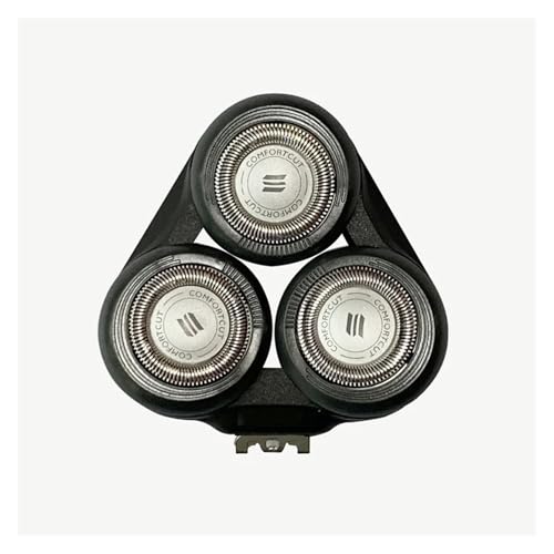 TAZYYZUU Cabezal de Afeitado Repuesto Lavable for S5000, S5370, S5571, S5420, S5140, S5078, S5077, S5050, S5082, S5380 y S5400(Black)