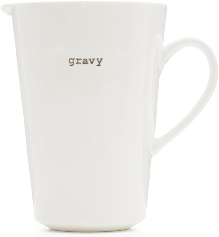Keith Brymer Jones - Word Range - Ceramic X-Large Jug - Gift Boxed - Gravy - 1000ml
