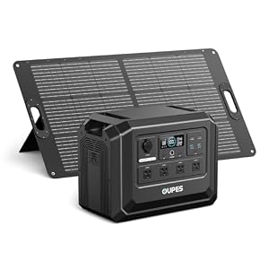 OUPES Mega 1 Lite Solar Generator with 100W Panel Included, 2000W AC Rated