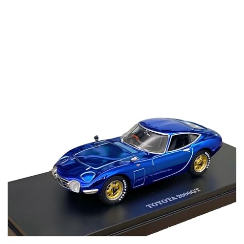 CHENXIAOLAN Maqueta de Coche a Escala 1:43 para Toyota 2000 GT Simulación Sedán Escala Modelo Coche Aleación Vehículo Pequeño Regalos Coleccionables Miniaturas de automoción