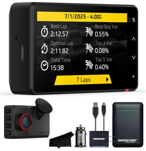Garmin Catalyst 2 Racetrack Driving Performance Optimizer | On-Track Coaching True Optimal Lap Technology Detailed Performance Data Motorsports High-Performance Driving | Exclusive Signature Kit