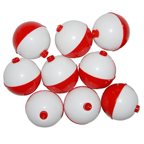 Fácil Catch 25 Pack 2 pulgadas ABS Cierre Botón de pesca duro flaot flotadores bobbers Talla:25Pcs