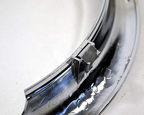 Brighter Design Set Of 4 13" Chrome 1 3/4" Deep Wheel Trim Rings #TOP4