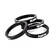Tbest Bike Stem Spacers,Stem Spacers Burgtec,Bike Headset Spacer 4pcs Aluminium Alloy Spacers Stem ycle Fork Washers Headset Spacers for Mountain Road(5mm Black)