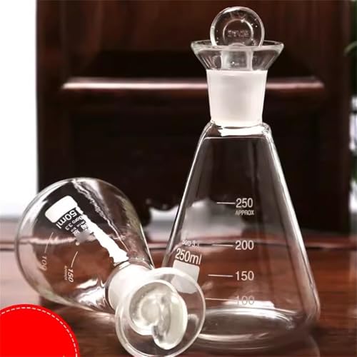 Flacon Erlenmeyer en verre avec bouchon de 50 ml à 1000 ml