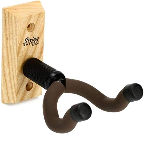 String Swing CC01K-A Hardwood Home & Studio Wall Mount Guitar Keeper - Ash