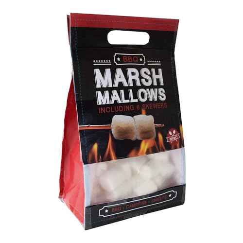 Becky's - Malvaviscos clásicos sin teñir, incluye 6 brochetas para barbacoa.