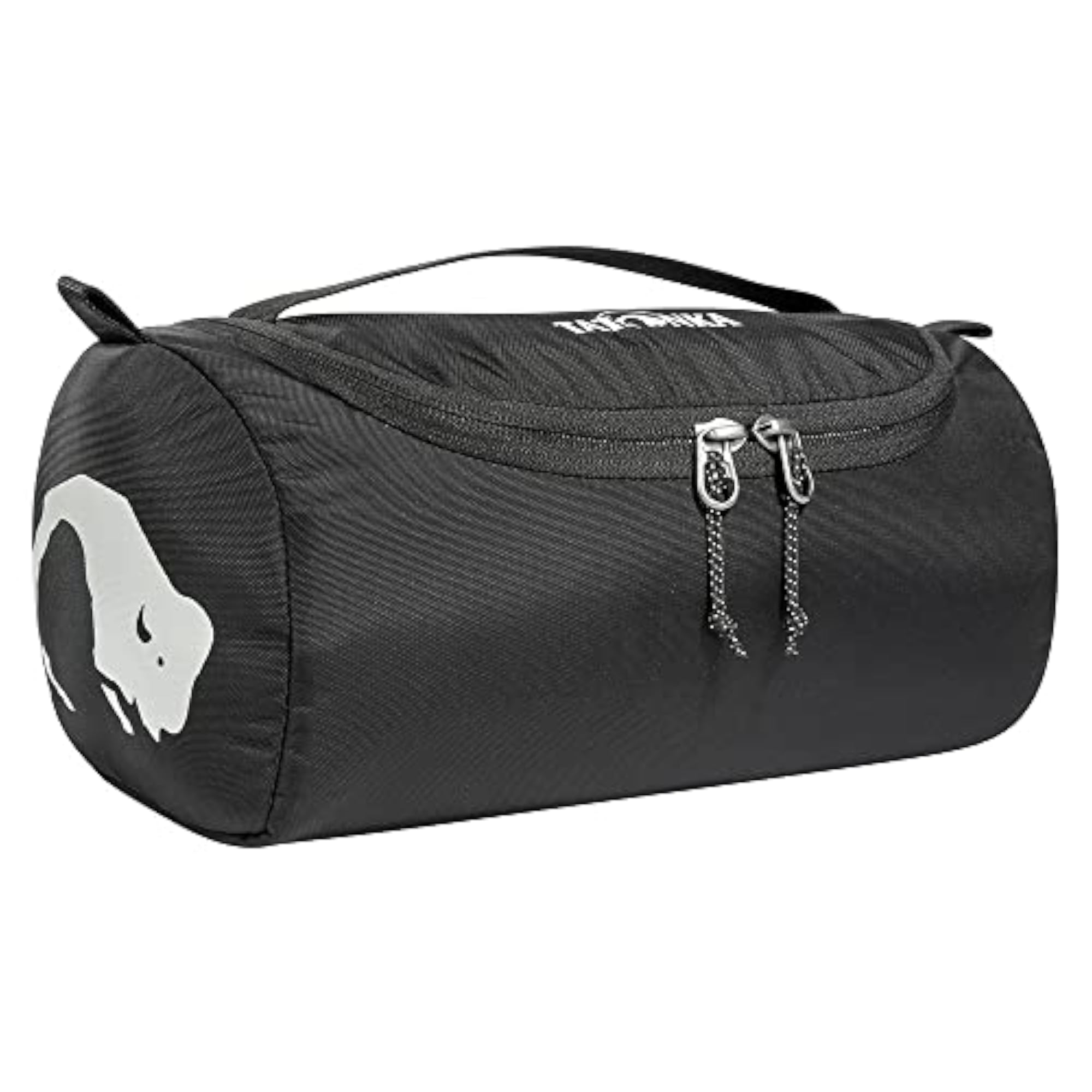 Large Black Care Barrel Wash Bag with Carrying Loop
