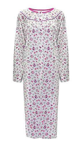 Nuisette thermique pour femme i-Smalls en coton brossé boutonné