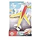 Dickie Toys - Decken-Flugzeug (18 cm) „Sky Flyer batteriebetriebener Deckenflieger mit Aufhängung für die Decke Spielzeug Kinder ab 3 Jahren, Mehrfarbig