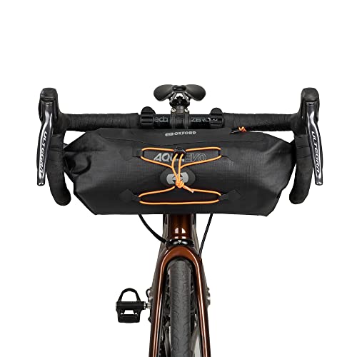 Oxford Products OL955 Aqua Evo Adventure Cycle Handlebar Pack. Waterproof to Level IPX6 Black 9L