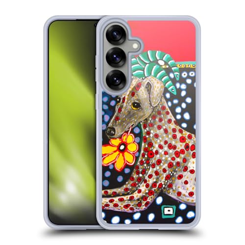 Head Case Designs Officially Licensed Mad Dog Art Gallery Greyhound Dogs 2 Gel Case [Military Grade Protection] Compatible with Samsung Galaxy S25+ and Compatible with MagSafe