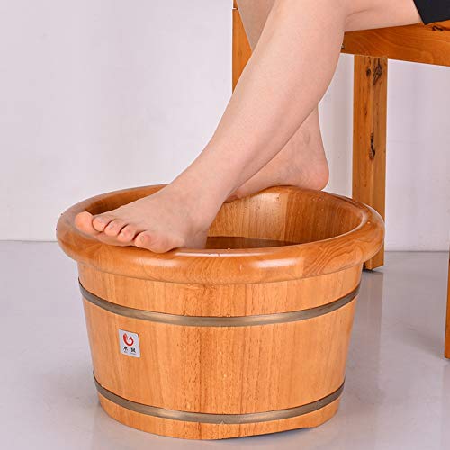 Bain de pieds en bois de cèdre massif sans couvercle pour spa